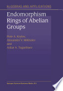 Endomorphism rings of Abelian groups /