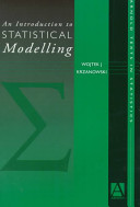 An introduction to statistical modelling /