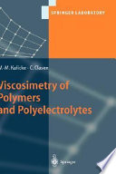 Viscosimetry of polymers and polyelectrolytes /