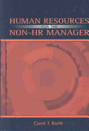 Human resources for the non-HR manager /