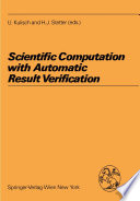 Scientific Computation with Automatic Result Verification /