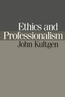 Ethics and professionalism /