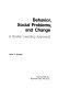 Behavior, social problems, and change : a social learning approach /