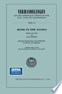 Music in New Guinea : three studies /