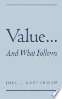 Value-- and what follows /