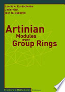 Artinian modules over group rings /