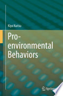 Pro-environmental behaviors /