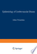 Epidemiology of Cerebrovascular Disease /