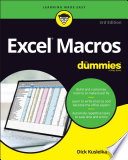 Excel macros for dummies.