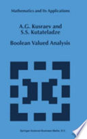 Boolean valued analysis /