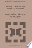 Nonstandard Methods of Analysis /