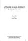 Applied solar energy : a guide to the design, installation, and maintenance of heating and hot water services /