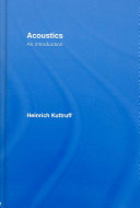 Acoustics : an introduction /