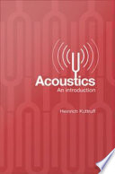 Acoustics : an introduction /