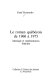 Le roman québécois de 1960 à 1975 : idéologie et représentation littéraire /