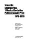 Scientific, engineering, and medical societies publications in print, 1978-1979 /