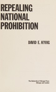 Repealing national prohibition /