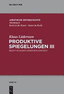 Produktive Spiegelungen III /