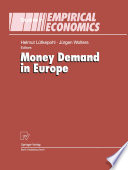 Money Demand in Europe /