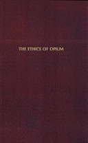 The ethics of opium /