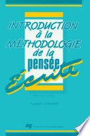 Introduction à la methodologie de la pensee ecrite /