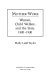 Mother-work : women, child welfare, and the state, 1890-1930 /