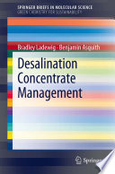 Desalination concentrate management /