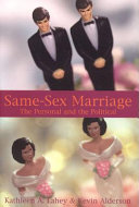 Same-sex marriage : the personal and the political /