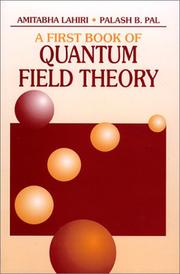 A first book of quantum field theory /
