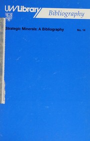 Strategic minerals : a bibliography /