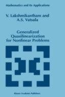 Generalized quasilinearization for nonlinear problems /