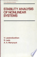 Stability analysis of nonlinear systems /
