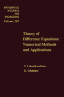 Theory of difference equations : numerical methods and applications /