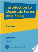 Introduction to quadratic forms over fields /