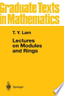 Lectures on modules and rings /