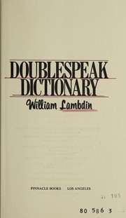 Doublespeak dictionary /