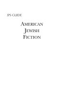 American Jewish fiction /