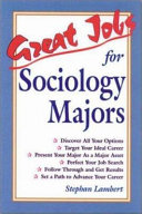 Great jobs for sociology majors /