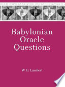 Babylonian oracle questions /