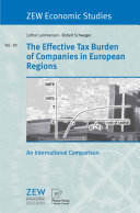 The effective tax burden of companies in European regions : an international comparison /