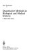 Quantitative methods in biological and medical sciences : a historical essay /
