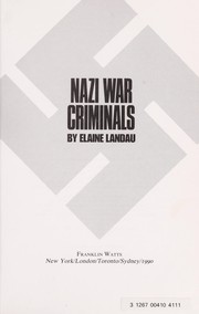 Nazi war criminals /