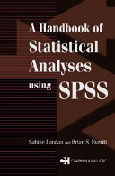 A handbook of statistical analyses using SPSS /