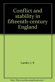 Conflict and stability in fifteenth-century England /