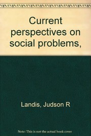 Current perspectives on social problems /