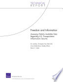 Freedom and information : assessing publicly available data regarding U.S. transportation infrastructure security /