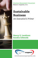 Sustainable business : an executive's primer /