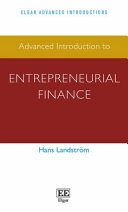 Advanced introduction to entrepreneurial finance /