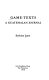 Game-texts : a Guatemalan journal /