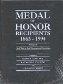 Medal of Honor recipients, 1863-1994 /